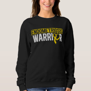 Sweatshirt Guerrière de l'endométriose Ruban jaune Sensibilis