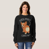 Sweatshirt Guess What Corgi Butt    (Devant entier)