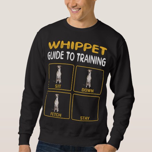 Sweatshirt guide blanc pour l'entraînement de l'obéissance ch (Devant)