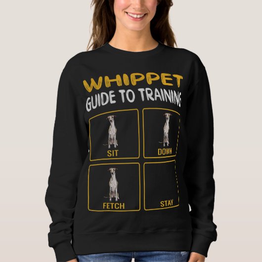 Sweatshirt guide blanc pour l'entraînement de l'obéissance ch (Devant)