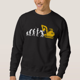 Sweatshirt Guide de l'excavateur de conduite Travaux de const