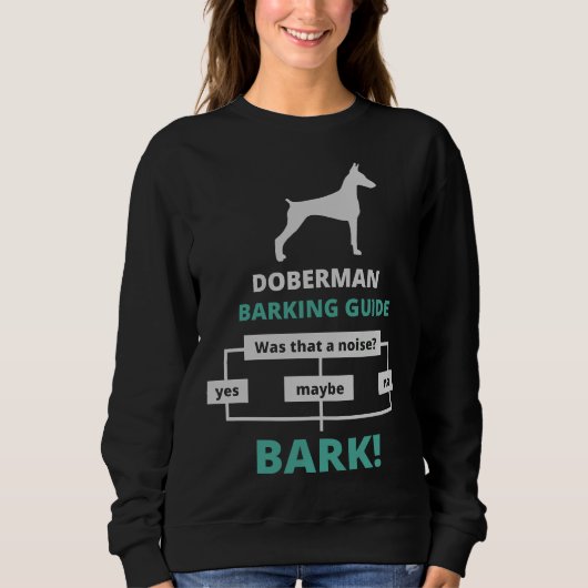 Sweatshirt Guide d'écorçage Doberman 824 (Devant)