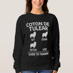 Sweatshirt Guide d'entraînement Coton De Tulear Entraîneur de