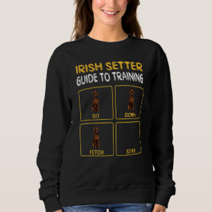 Sweatshirt Guide d'entraînement du chien-setter irlandais