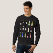 Sweatshirt Guide D'Identification Du Vin (Devant entier)