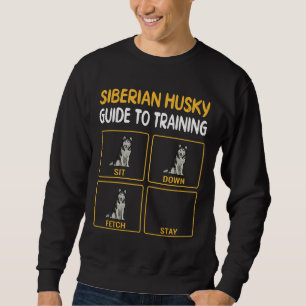 Sweatshirt Guide Sibérien Husky Pour L'Entraînement De L'Obéi