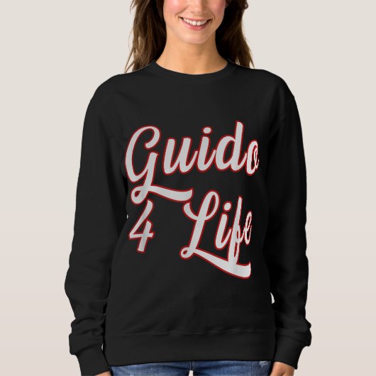 Sweatshirt Guido for Life GTL New Jersey Garden State Shore (Devant)