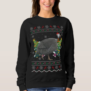 Sweatshirt Guinea Fowl Xmas Gift Ugly Guinea Fowl Bird Christ