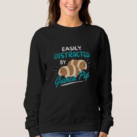 Sweatshirt Guinea Pig for Guinea Pig Animal Furry Quote (Devant)