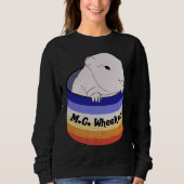 Sweatshirt Guinea Pig M C Wheeker Wheeking Cavy (Devant)