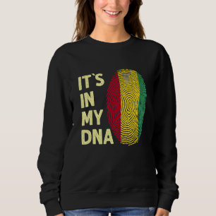 Sweatshirt Guinée Dans Mon Drapeau Da Guinée Équipe Guinée Gu