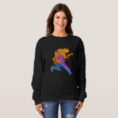 Sweatshirt Guitar Player Musician Graphic Music Instrument Gr (Devant entier)