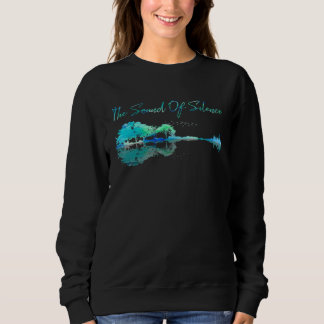 Sweatshirt Guitare Artwork Le Son Du Silence Guitare Nature