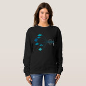 Sweatshirt Guitare String Acoustique Guitare Mens Guitare (Devant entier)