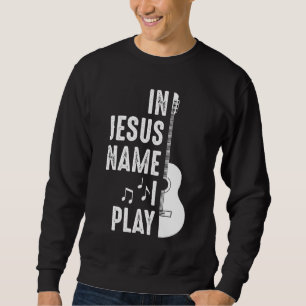 Sweatshirt Guitariste de Jésus