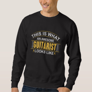 Sweatshirt Guitariste Un Guitariste Étonnant Ressemble À