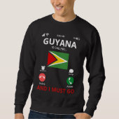 Sweatshirt Guyana Is Calling (Devant)