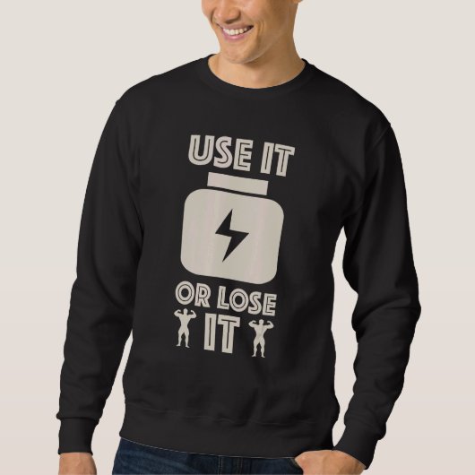 Sweatshirt Gymnase Entraînement Inspiration Fitness Utiliser (Devant)