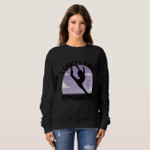 Sweatshirt gymnastics  for girls  i can't i have gymnastics 1 (Devant entier)