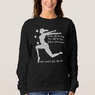 Sweatshirt Gymnastique Entraînement Sauter De La Poutre Retou
