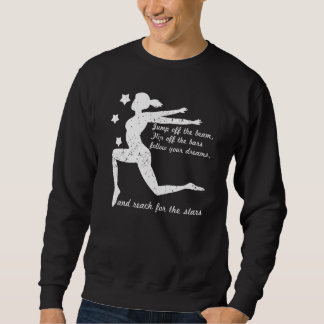 Sweatshirt Gymnastique Entraînement Sauter De La Poutre Retou