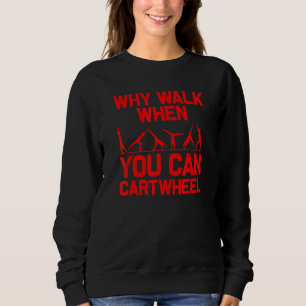 Sweatshirt Gymnastique Gymnaste Pour Filles Femme Cool Carros