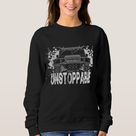 Sweatshirt H1 Hummer non stoppable (Devant)