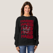 Sweatshirt Habibi arabe 1 (Devant entier)