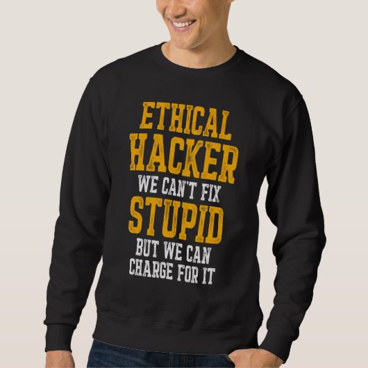 Sweatshirt Hacker éthique Cybersécurité It Pen Tester (Devant)