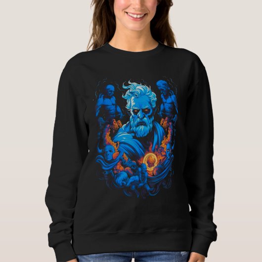 Sweatshirt Hadès dieu grec (Devant)