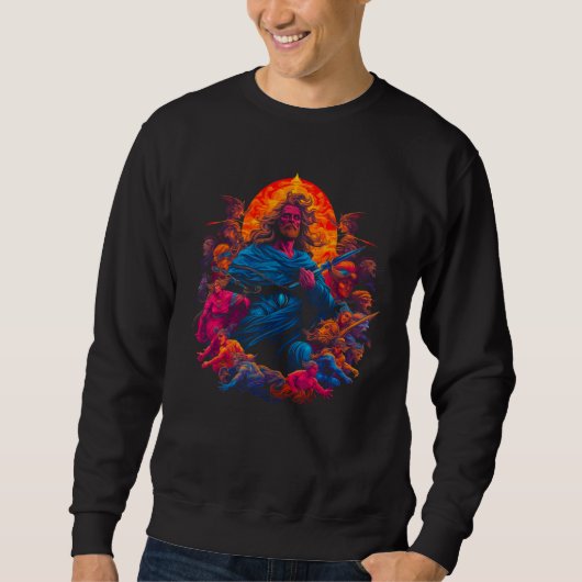 Sweatshirt Hades Greek Mythology God of Death (Devant)