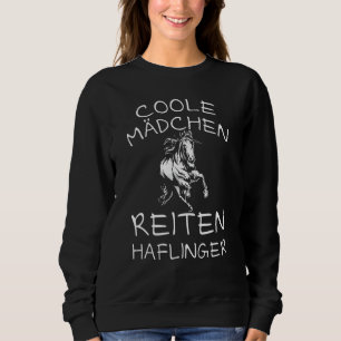 Sweatshirt Haflinger Horse Horse Girl Cheval Détenteur Cheval