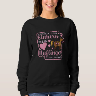 Sweatshirt Haflinger Horse Pour Rider Girls Horse