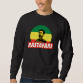Sweatshirt Haile Selassie Jah Rastafari Empereur Rasta Sweate (Devant)