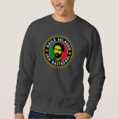 Sweatshirt Haile Selassie Jah Rastafari Rasta Roots Sweater (Devant)