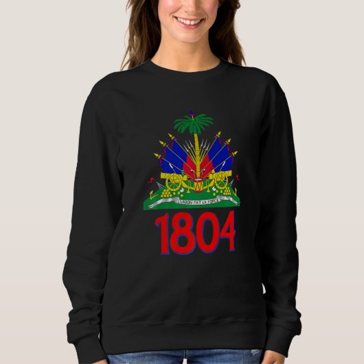 Sweatshirt Haiti 1804 Haitian Flag (Devant)