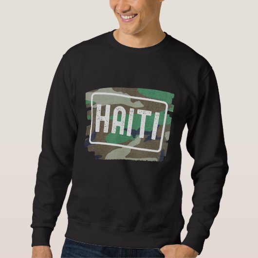 Sweatshirt Haïti Camouflage (Devant)