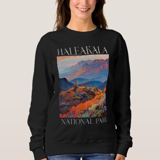 Sweatshirt Haleakala National Park Maui Hawaii Nature Hiking  (Devant)