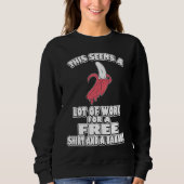 Sweatshirt Half Marathon 13 1 Funny Running great idea Runner (Devant)