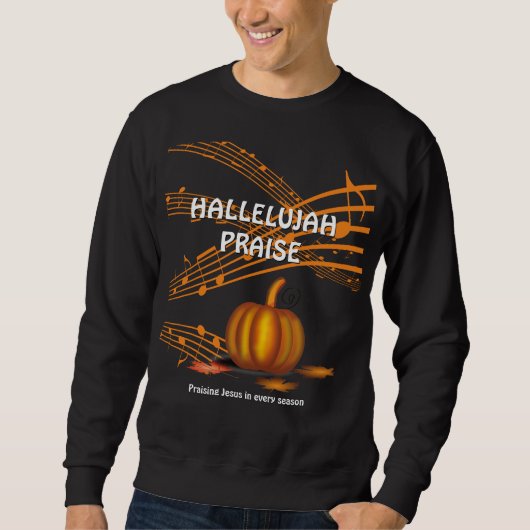 Sweatshirt HALLELUJAH PRIEZ Christian Halloween (Devant)