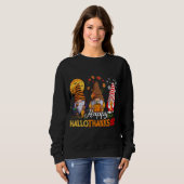Sweatshirt Hallothanksmas Noël automne (Devant entier)