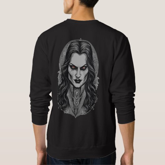 Sweatshirt Halloween 3 vampire, horreur, terrifiant vampire (Dos)