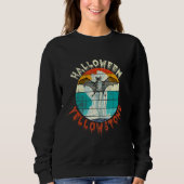 Sweatshirt Halloween Bat Yellowstone (Devant)