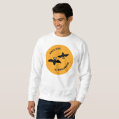 Sweatshirt Halloween Bats Orange (Devant entier)