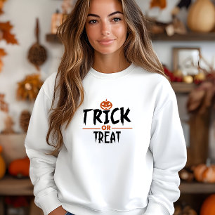 Sweatshirt Halloween blanc et élégant