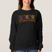 Sweatshirt Halloween BOO Primary Elements Of Surprise Science (Devant)