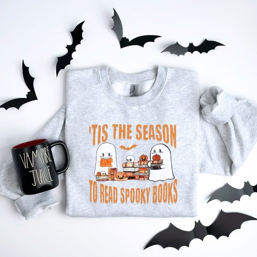 Sweatshirt Halloween Bookish, Lecteur, Lecteur de livre