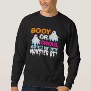 Sweatshirt Halloween Booy Ou Ghoul Ghost Monster Genre Revea
