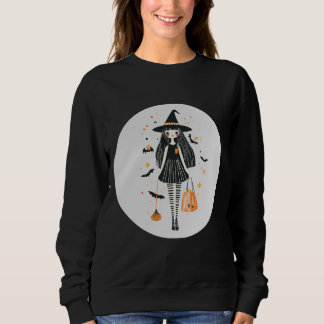 Sweatshirt Halloween Candy Girl