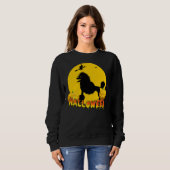 Sweatshirt Halloween caniche (Devant entier)